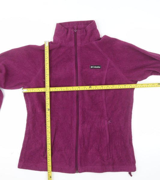 Columbia Women's Purple Fleece Full Zip Outdoor Jacket Size L