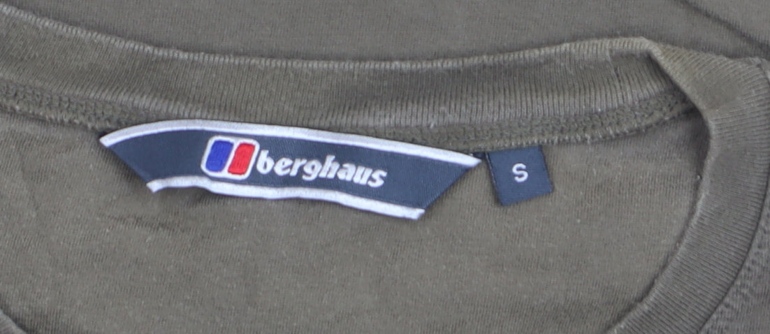 Berghaus Men’s Green Graphic Crew Neck Short Sleeve T-Shirt Size S