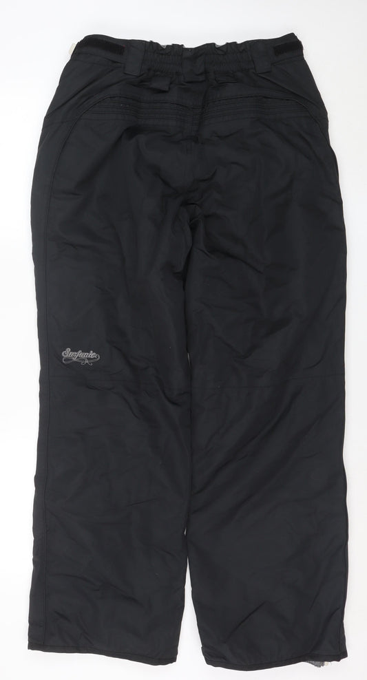 Surfanic Womens Black L Snow Pants Waterproof Ski Trousers