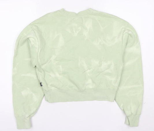 Vans Women Mint Green Tie Dye Crew Neck Pullover Sweatshirt XS