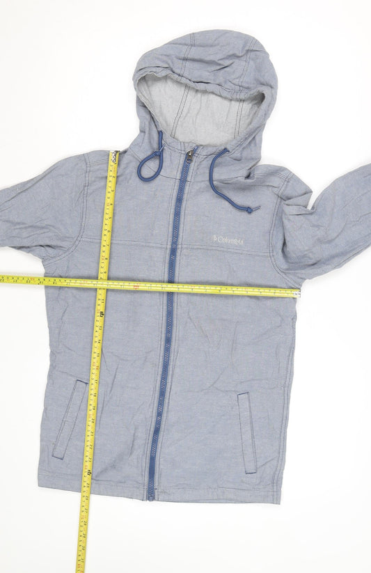 Columbia Men's Blue Full Zip Lightweight Hoodie Size S