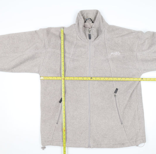 Mountain Pass Men's Beige Fleece Full Zip Jacket Size L