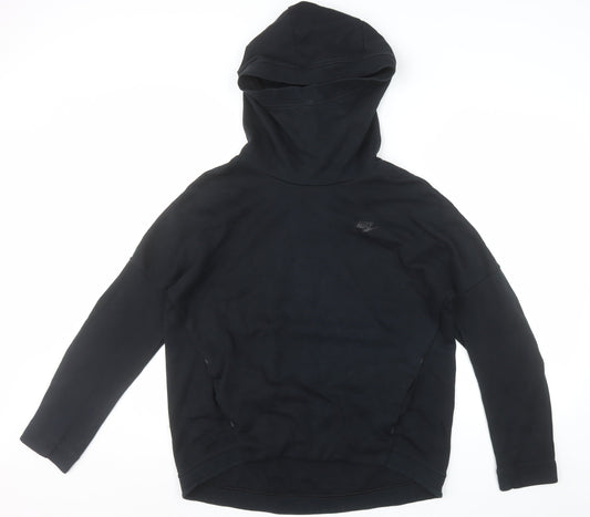 Nike Men's Black Pullover Hoodie Medium Regular Fit Sportswear