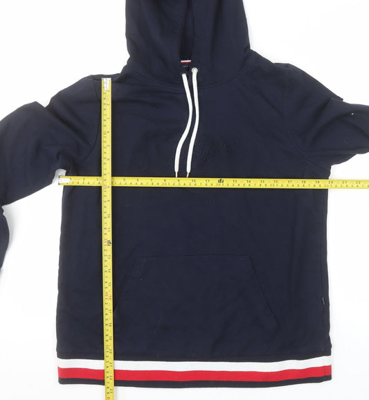 Tommy Hilfiger Women's Navy Pullover Hoodie Size L Classic Fit