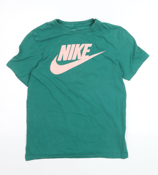 Nike Men’s Green Graphic Logo Sports T-Shirt Size S