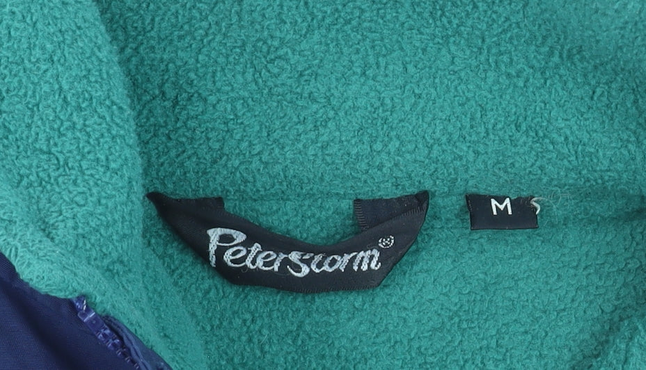 Peter Storm Mens Blue M Fleece Lined Waterproof Jacket