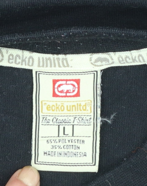 Ecko Unltd Men’s Black Large Classic Graphic T-Shirt