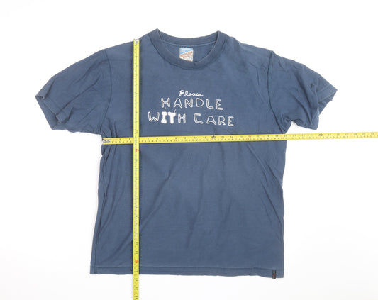 Petroleum Ath. Dept Men's Blue XL Vintage Fit Graphic T-Shirt