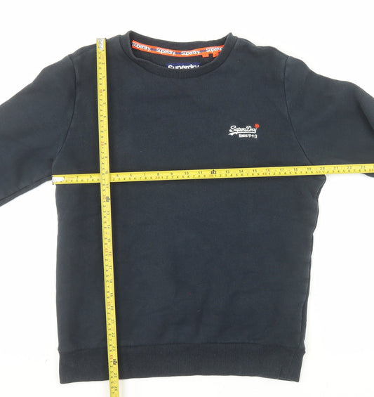Superdry Men's Blue Crew Neck Pullover Sweatshirt Size L