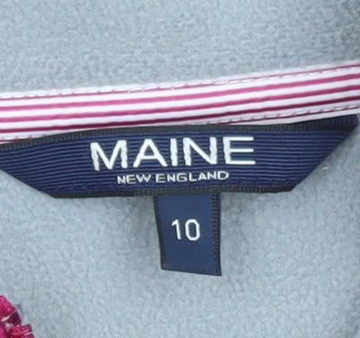 Brand and care label for Maine New England Women's Pink Fleece Waistcoat, size 10
