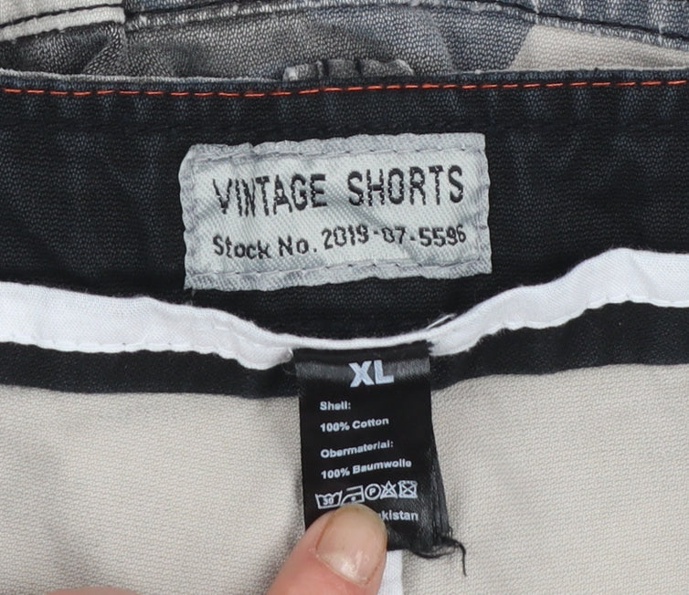 Vintage Shorts Men's Camo Cargo Cotton XL Casual Summer Wear