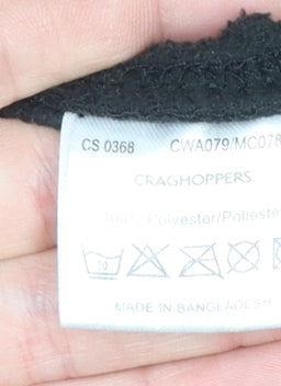Craghoppers Women Black Size 20 Fleece 1/2 Zip Pullover Sweatshirt