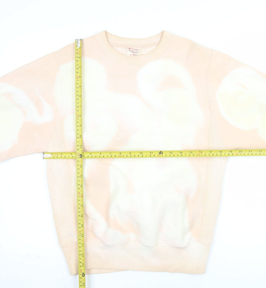 Champion Men Beige XS Reverse Weave Pullover Sweatshirt