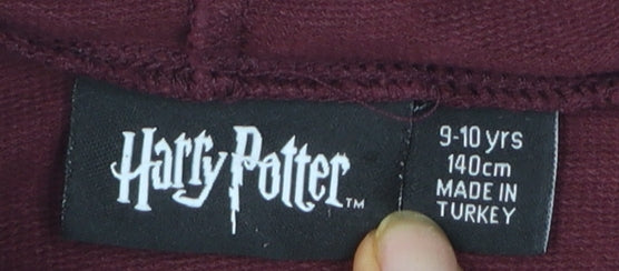 Harry Potter Girls Red Gryffindor Pullover Hoodie 9-10 Years