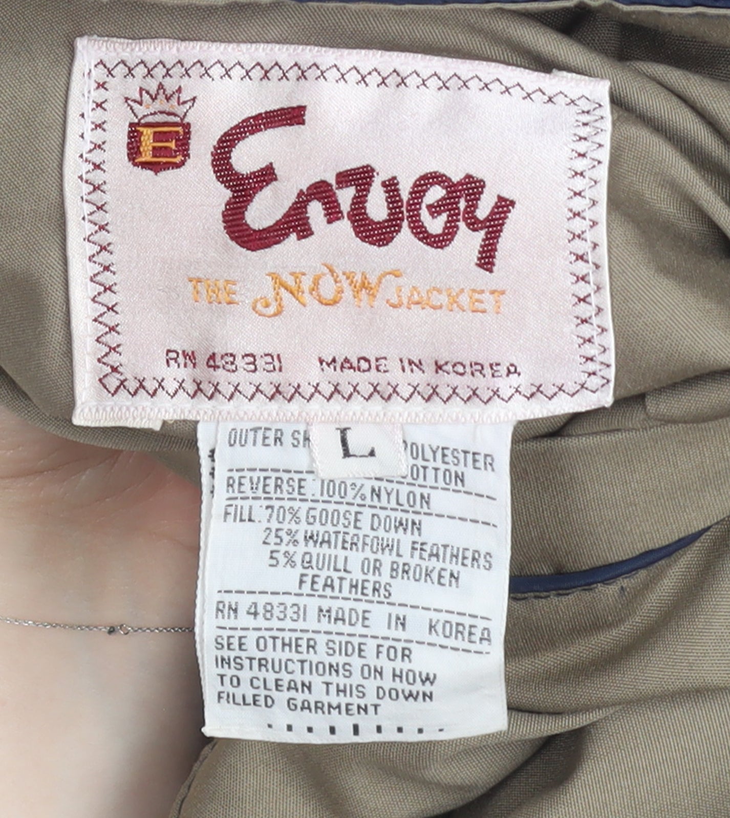 Envoy Men’s Blue Down Bodywarmer Waistcoat L Winter Casual
