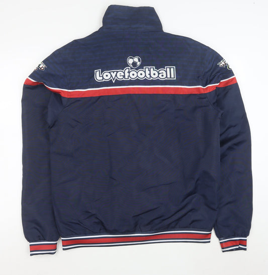 Joshila Men's Blue Football England Full Zip Jacket L