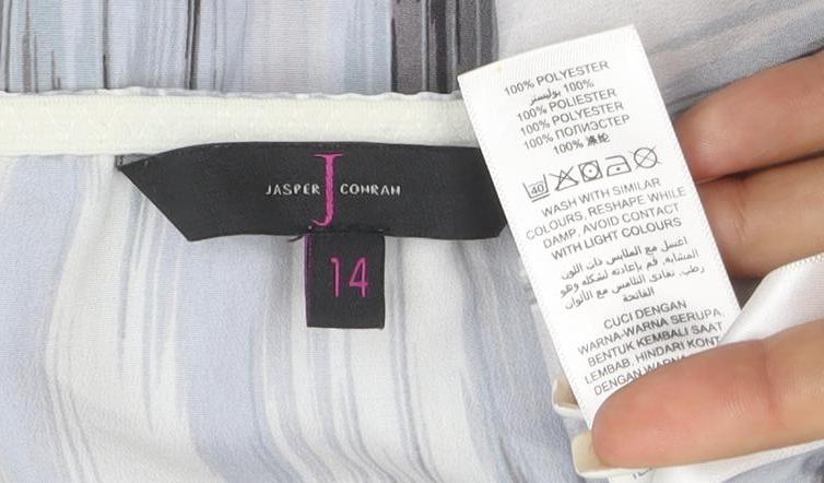 Jasper Conran Women’s Multicoloured Size 14 A-Line Sleeveless Dress