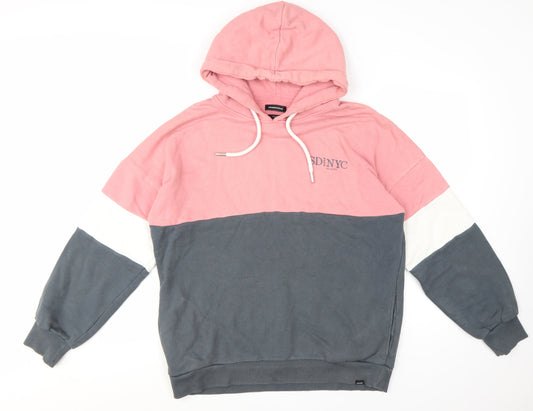 Superdry Men’s Multicoloured Pullover Hoodie XS Pink Grey Jersey