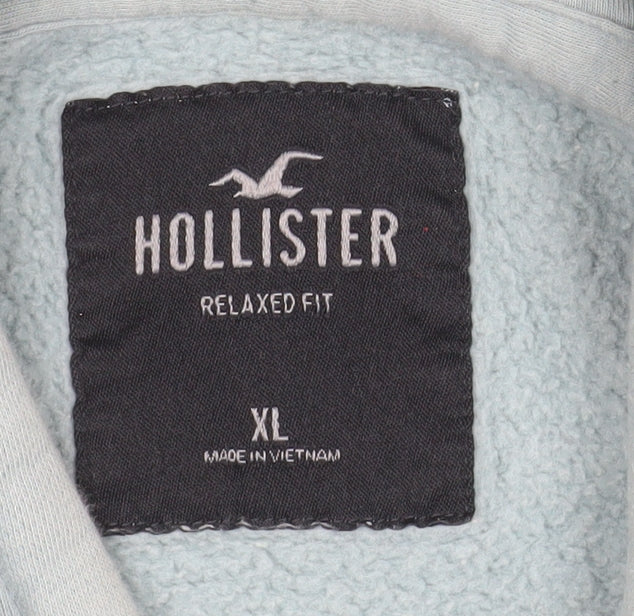 Hollister Men’s Blue XL Relaxed Fit Pullover Hoodie