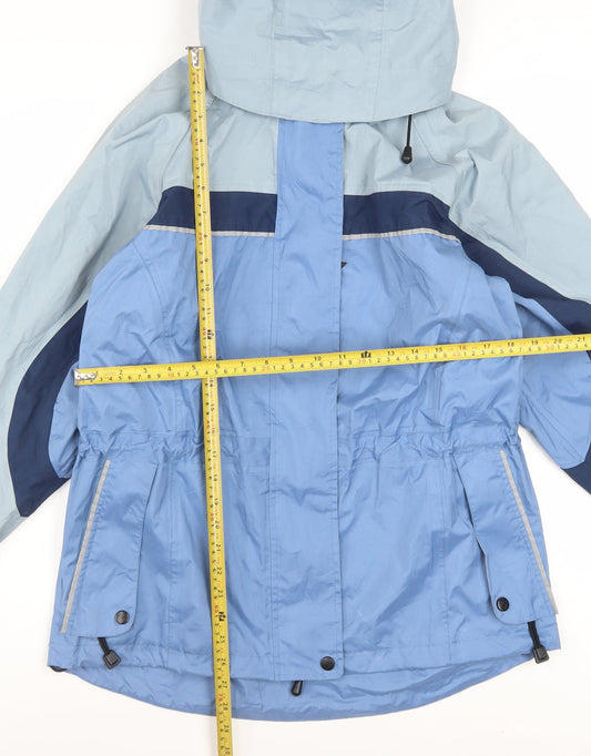 Viking Mens Blue Waterproof Hooded Rain Jacket S Outdoor Coat