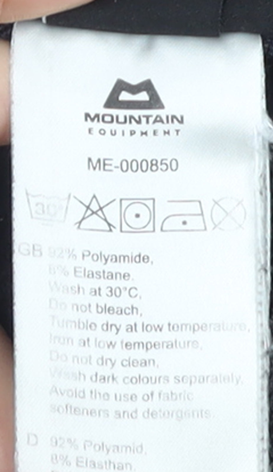Mountain Equipment Men's Black 34 Cargo Softshell Hiking Trousers