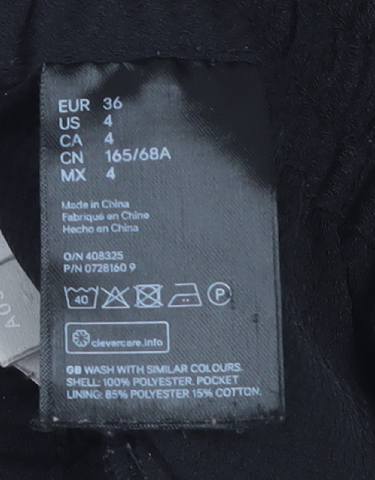 H&M Women’s Black Jogger Trousers Size 8 Elastic Waist Pants