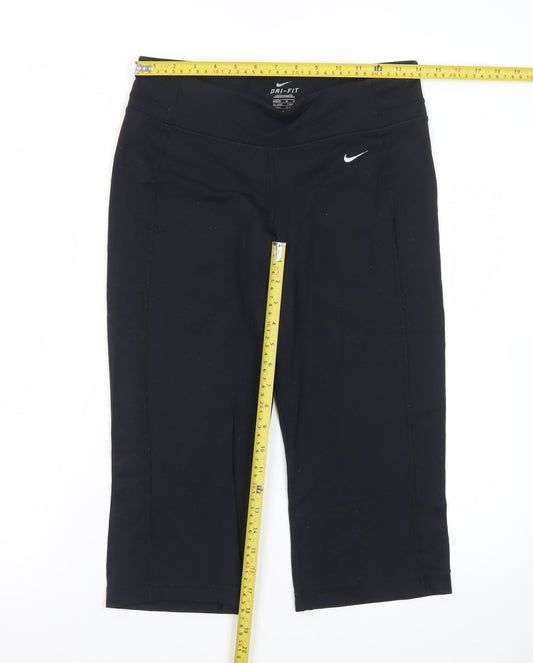 Nike Women's Black Dri-FIT Capri Leggings Size M (12/14)
