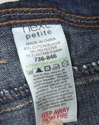 Next Women’s Petite Blue Slim Straight Jeans Size 10