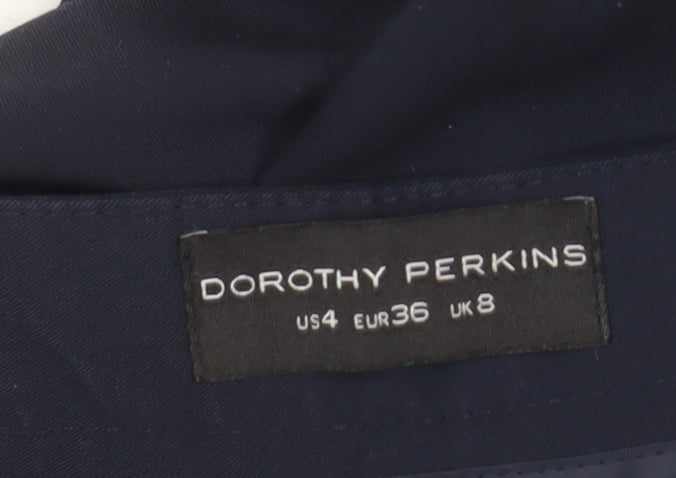 Additional view of Dorothy Perkins women’s black slim tapered work trousers, size UK 8