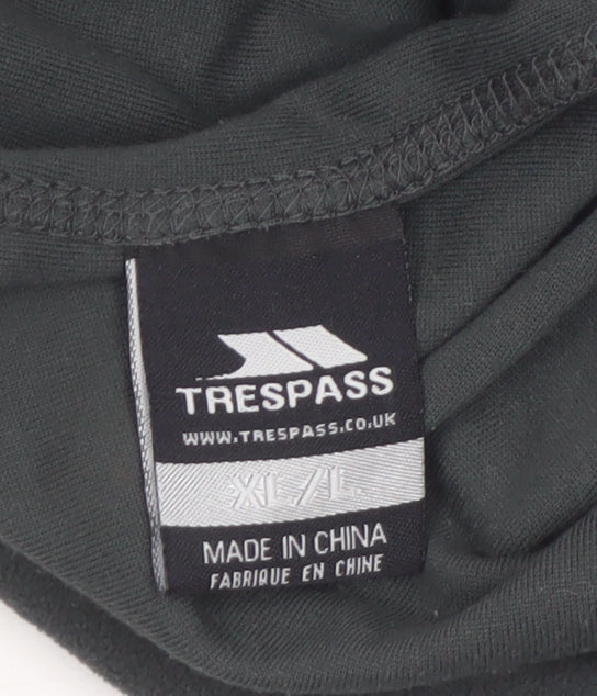 Trespass Men's Black XL Fleece Sweatpants with Elastic Waist