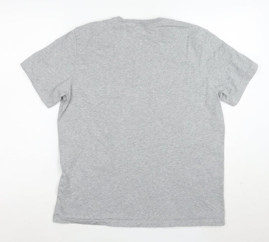 Paul Smith Unisex Grey Zebra Print Cotton T-Shirt Size S