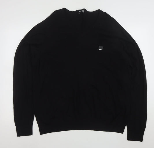 Bench Men's Black 2XL V-Neck Pullover Jumper