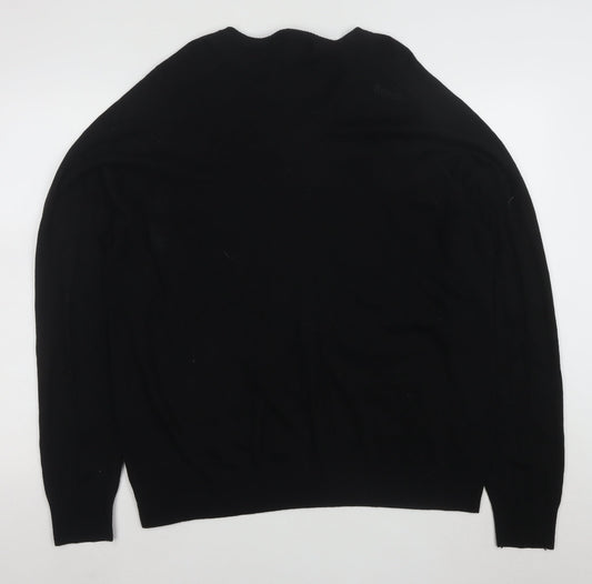 Bench Men's Black 2XL V-Neck Pullover Jumper