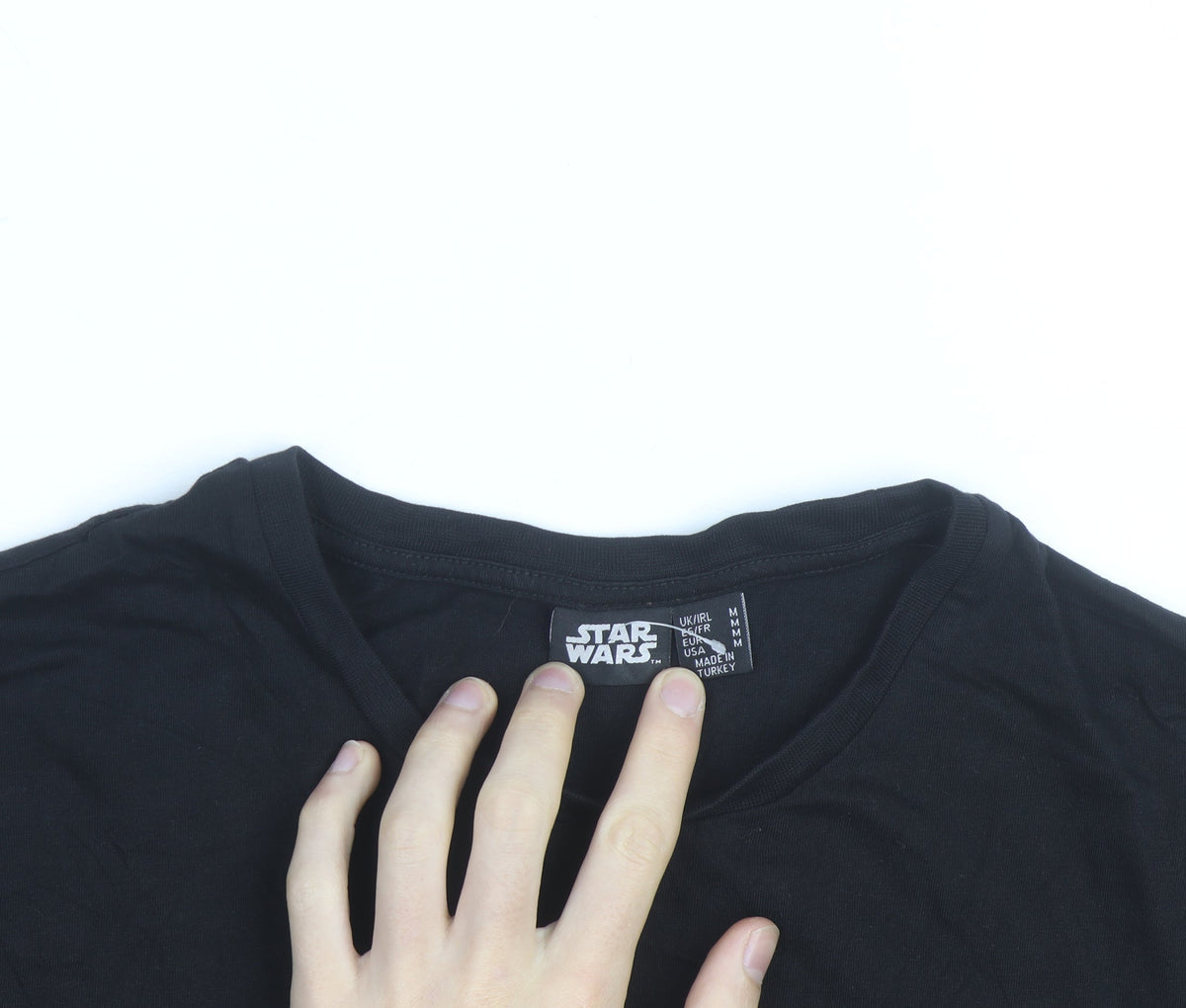 Additional view of Star Wars The Force Awakens Black Men's Medium Graphic T-Shirt