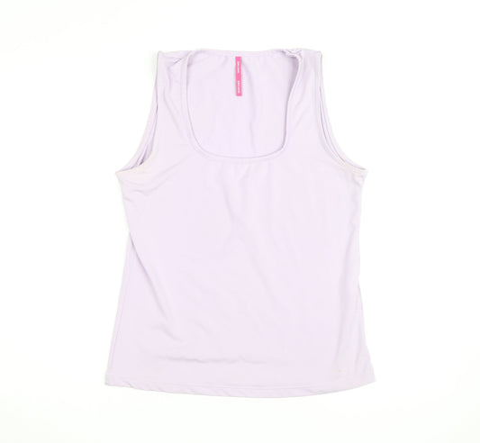 John Lewis Women Purple Size 16 Sleeveless Stretch Tank Top