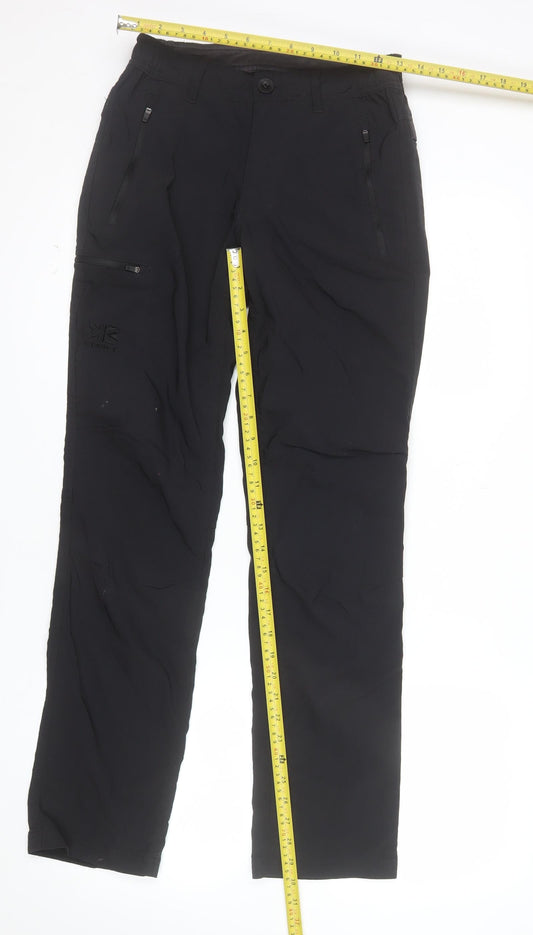 Karrimor Womens Black 2XS Cargo Stretch Travel Trousers
