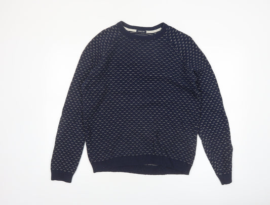 American Eagle Outfitters Men's Blue M Classic Knit Jumper