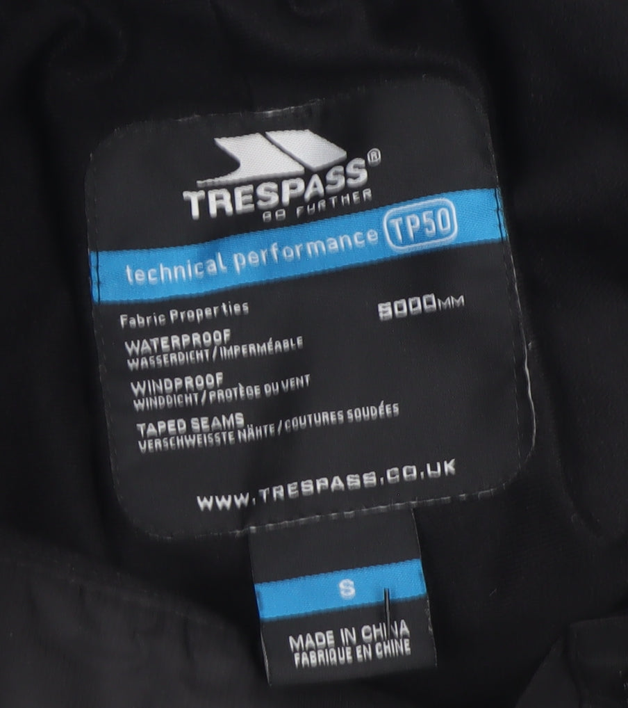 Trespass Men Black S Snow Pants Waterproof Windproof Insulated