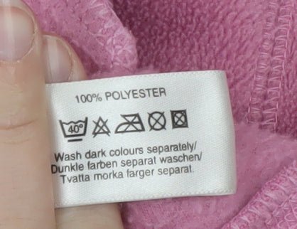 Berkertex Womens Pink Fleece Full Zip Jacket Size 16