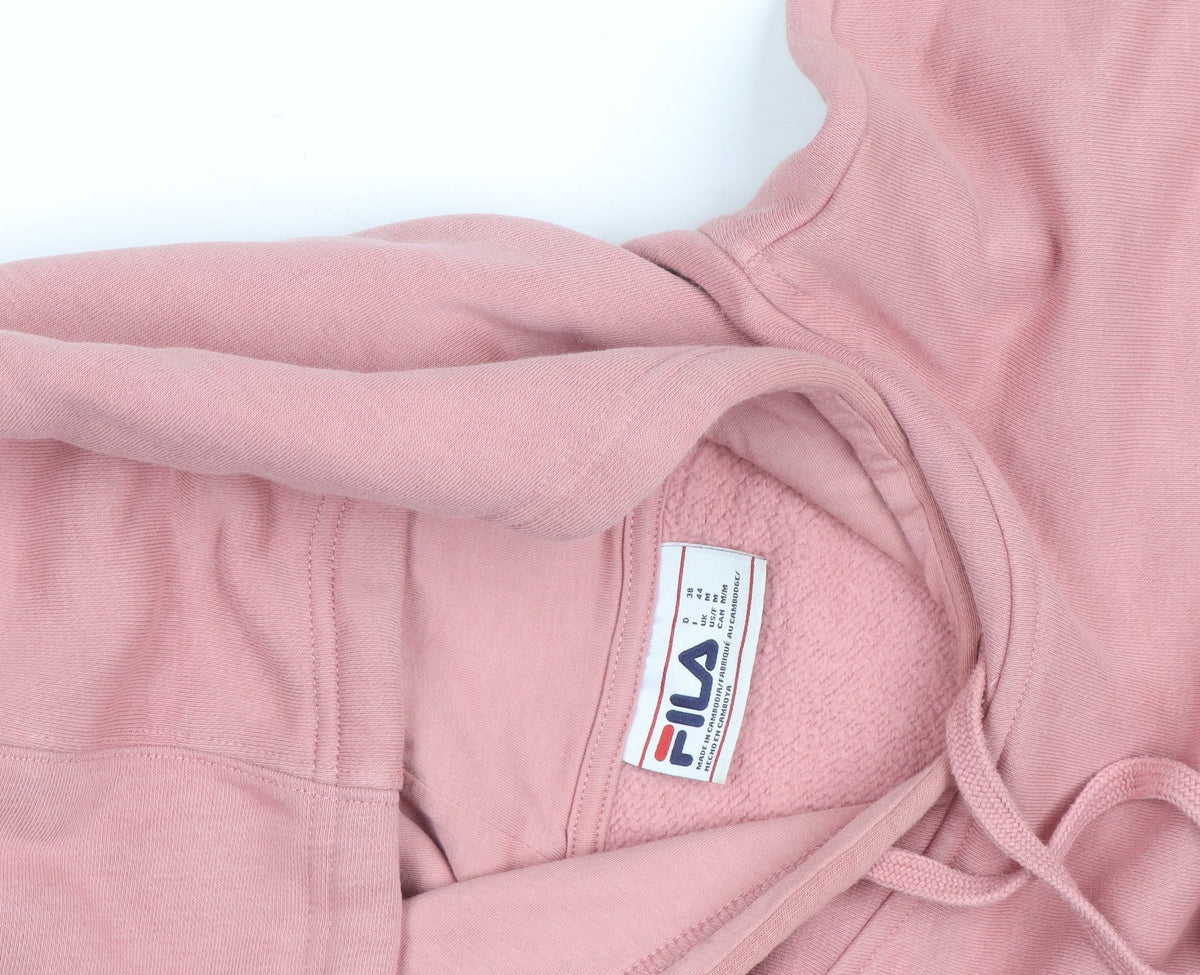 Additional view of Fila Men's Pink Pullover Hoodie, size M, Hooded Sweatshirt