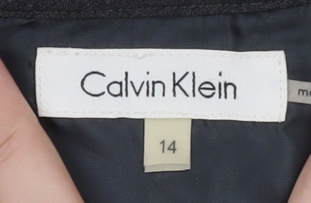 Calvin Klein Women's Black Size 14 Pencil Skirt Workwear