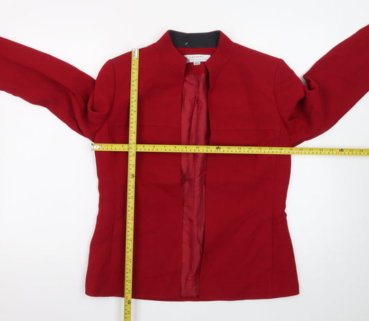Tahari Arthur S. Levine Women's Red Size 10 Tailored Blazer Jacket