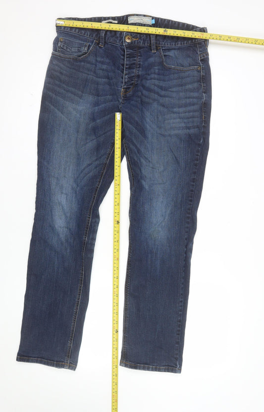 Next Men's Blue Slim Fit Jeans 34W 29L Denim Classic Style