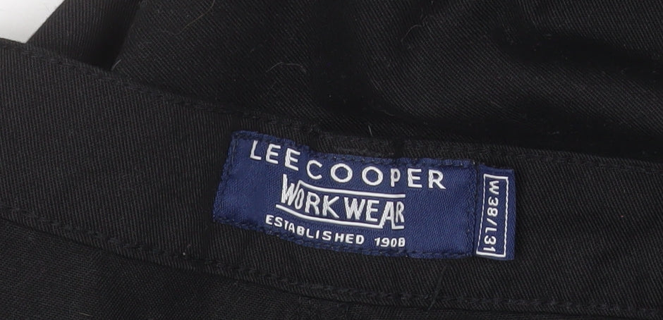 Additional view of Lee Cooper Workwear Men's Black Cargo Trousers W38 L31