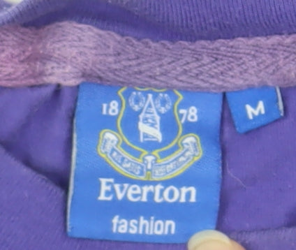 Additional view of Everton Men's Purple Graphic Football T-Shirt, size M