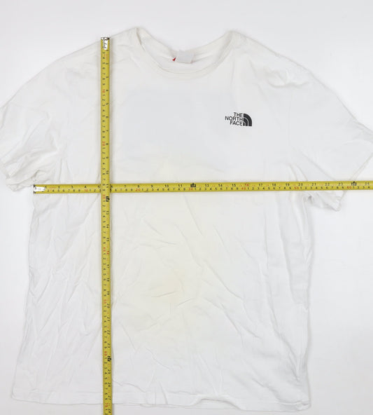 The North Face Men's White XL Graphic Outdoor Cotton T-Shirt