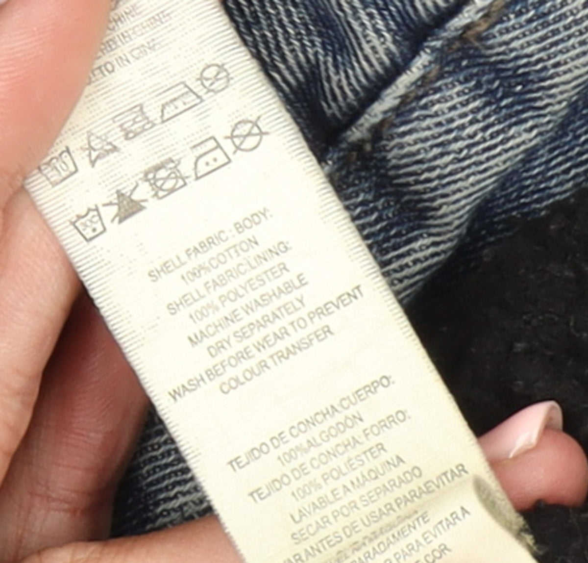 Additional view of Denim Co Men's Blue Sherpa Lined Denim Jacket, size M