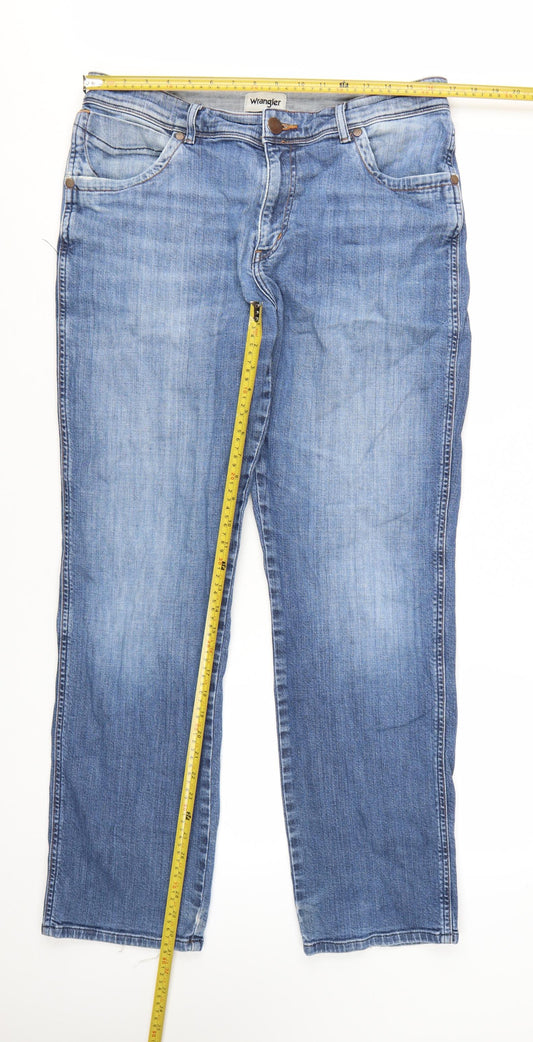 Wrangler Men's Blue Straight Leg Texas Jeans W36 L32