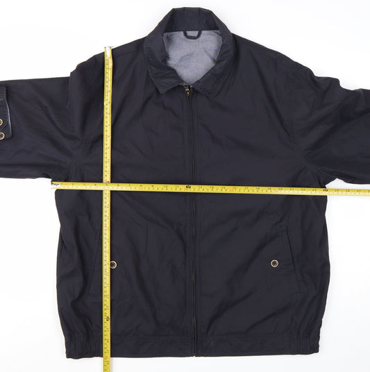 Marks and Spencer Men's Blue XL Full Zip Casual Jacket