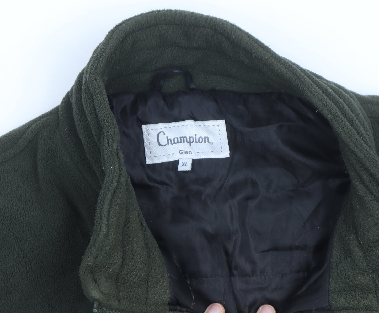 Champion Glen Men's Green Fleece Full Zip Jacket XL